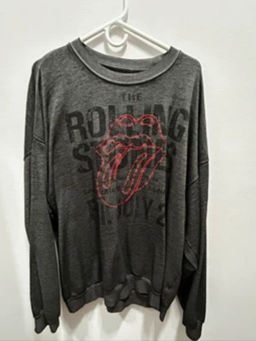 Licensed Women's Graphic Rolling Stones Sweatshirt XL